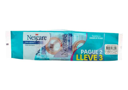 Micropore Piel 1/2 Pul(12X3) Pague 2 Lleve 3 Unidades