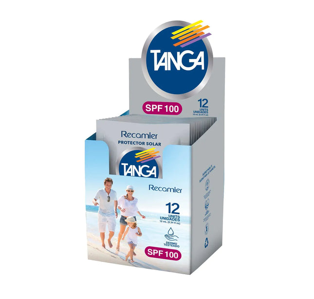 Bloqueador Tanga Crema Spf 100 10 Ml 12 Sobres