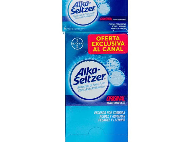 Alka Seltzer Pague 64 Lleve 74 Tbs