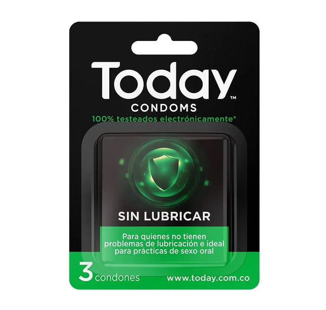 Preservativo Today Sin Lubricante 3 Und