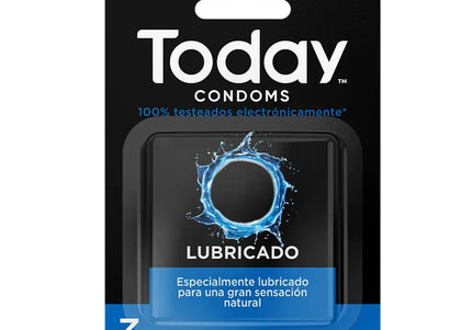 Preservativo Today Lubricado 3 Und