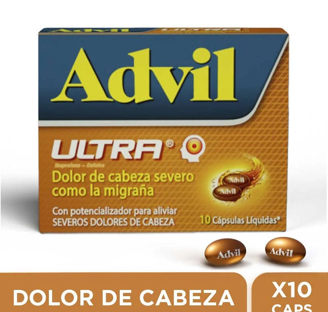 Advil Ultra 10 Capsulas