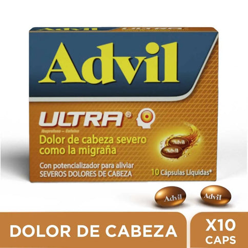 Advil Ultra 10 Capsulas