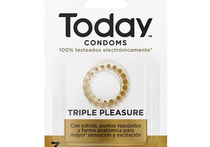 Preservativo Today Triple Pleasure 3 Und