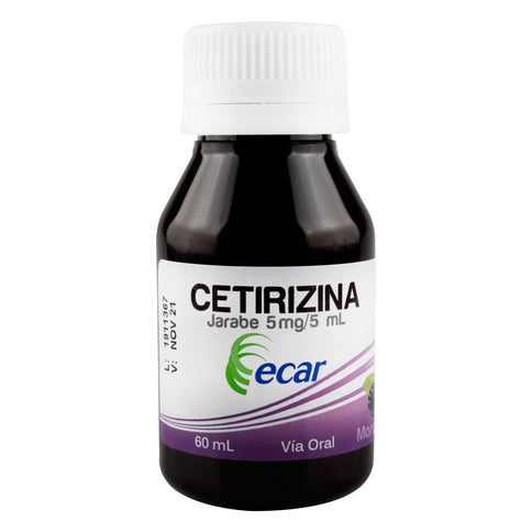 Cetirizcetirizina Jarabe 60 Ml Ecar