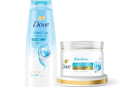 Shampoo Dove Hidratación.400Ml+Tratamiento Hidratación 300Gr