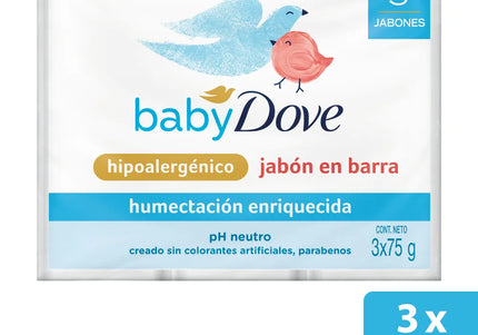Jabón Dove Baby Humectacion Enriquecida 75 Gr