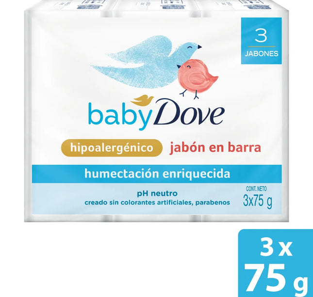 Jabón Dove Baby Humectacion Enriquecida 75 Gr