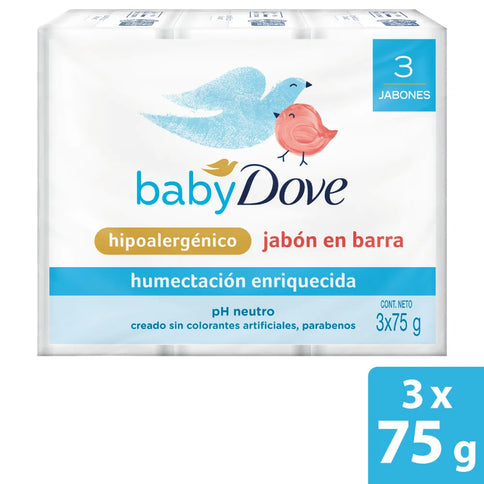 Jabón Dove Baby Humectacion Enriquecida 75 Gr
