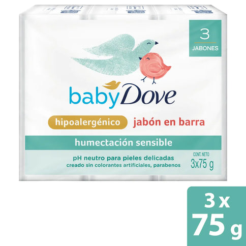Jabon Dove Baby Humectación Sensible 75 Gr