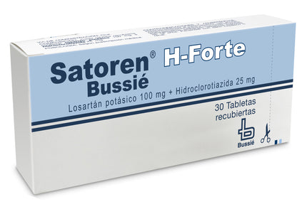 Satoren H Forte 100/25 Mg 30 Tabletas