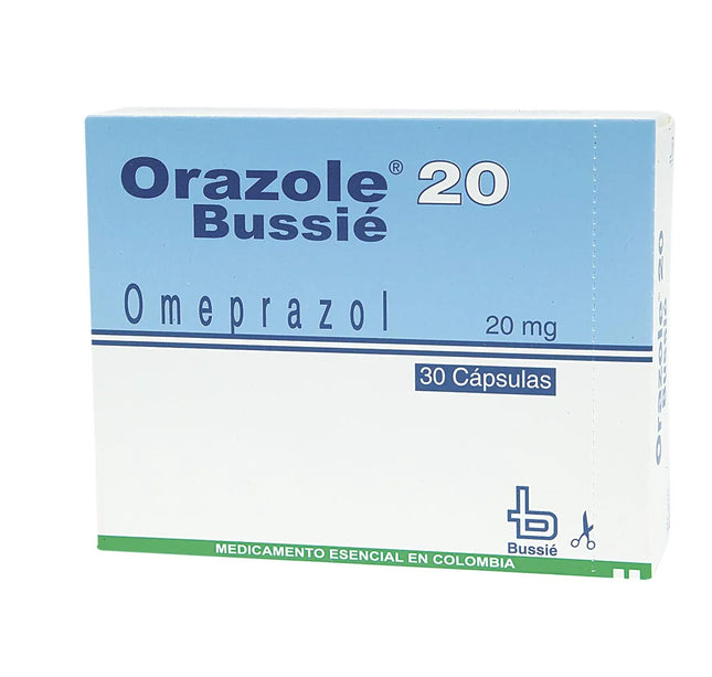 Orazole 20 Mg 30 Capsulas