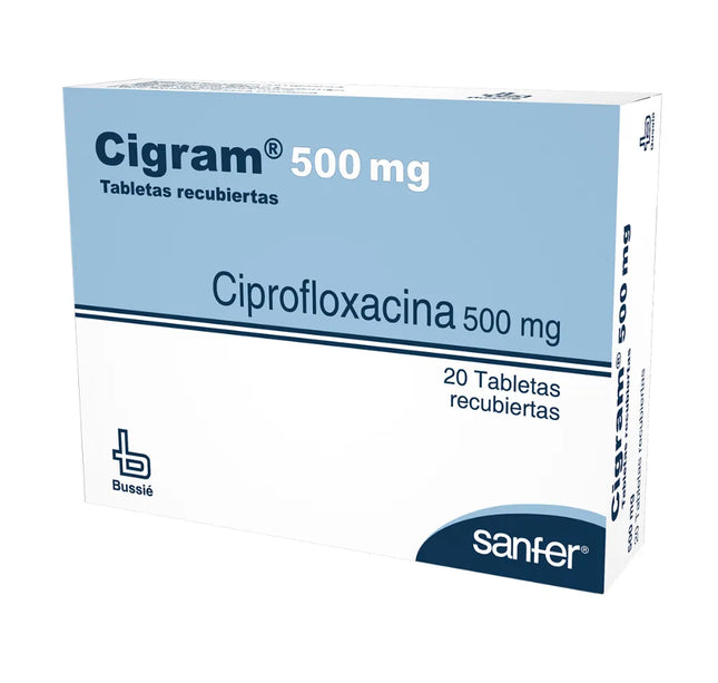 Cigram 500 Mg 20 Tabletas