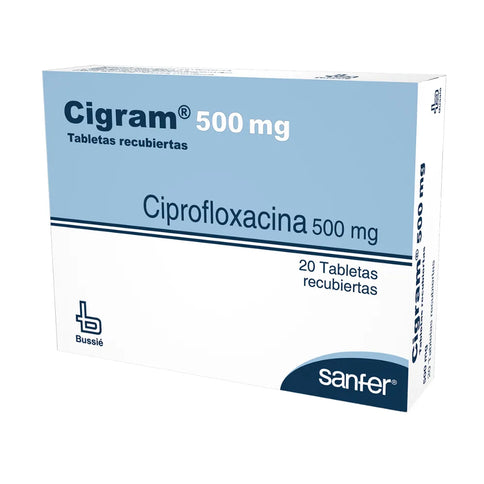 Cigram 500 Mg 20 Tabletas