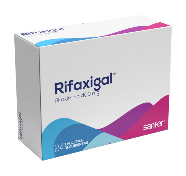 Rifaxigal 400 Mg 24 Tabletas