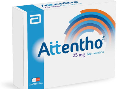 Attentho 25 Mg 30 Capsulas