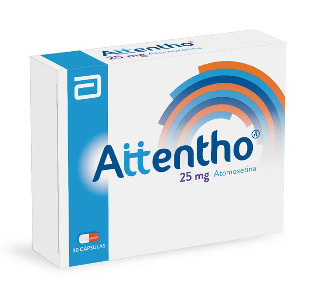 Attentho 25 Mg 30 Capsulas