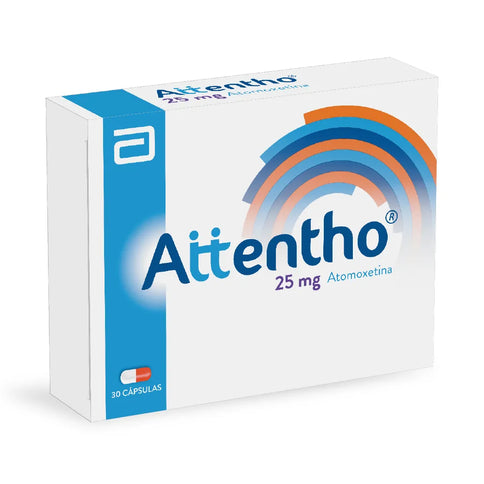 Attentho 25 Mg 30 Capsulas