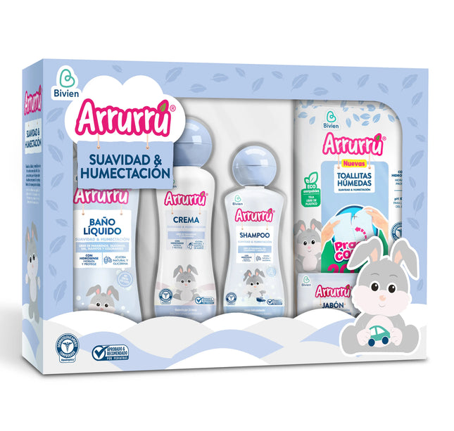 Estuche Arrurru Suavidad Humectación 5 Unds