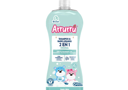 Champoo Y Baño Liquido 2 En 1 Arrurru Original 750Ml
