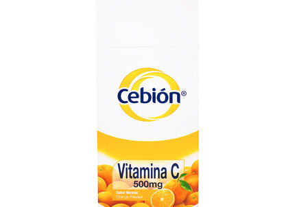 Cebion Masticable Naranja 100 Tabletas