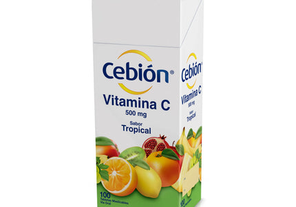 Cebion Masticable Tropical 100 Tabletas
