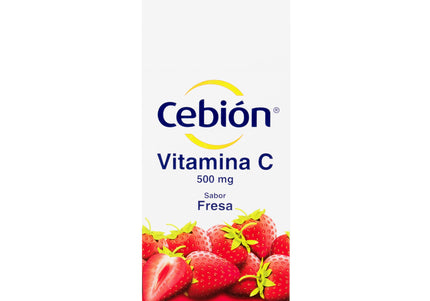 Cebion Masticable Fresa 100 Tabletas