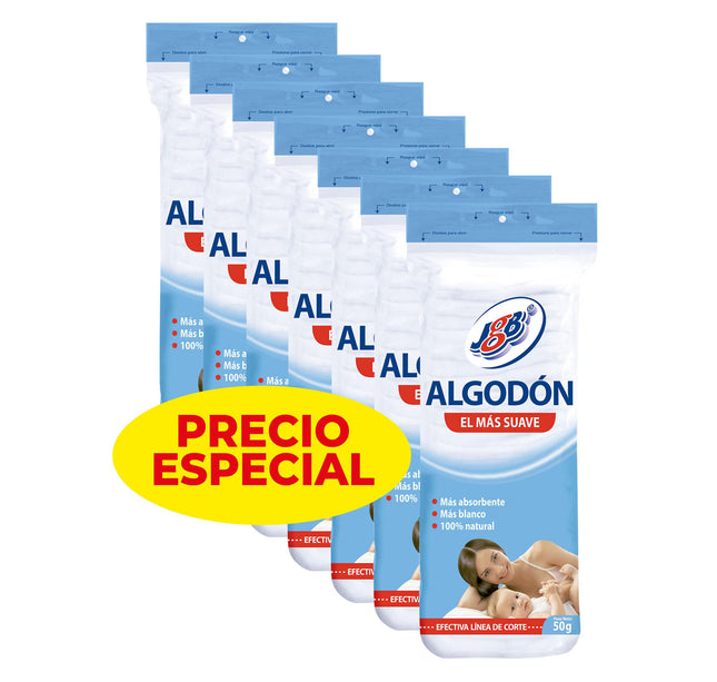 Algodon Zig Zag Jgb 50 Gr 7 Unidades