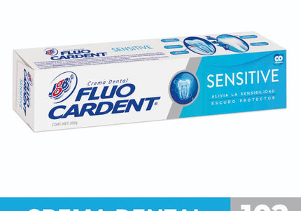 Crema Dental Fluocardent Sensitive 102Gr