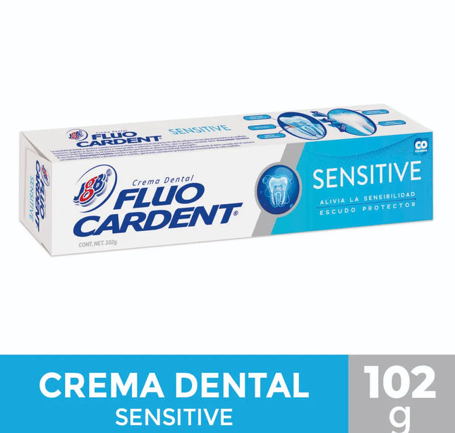 Crema Dental Fluocardent Sensitive 102Gr
