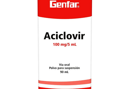 Aciclovir 100 Mg Suspension 90 Ml Gf
