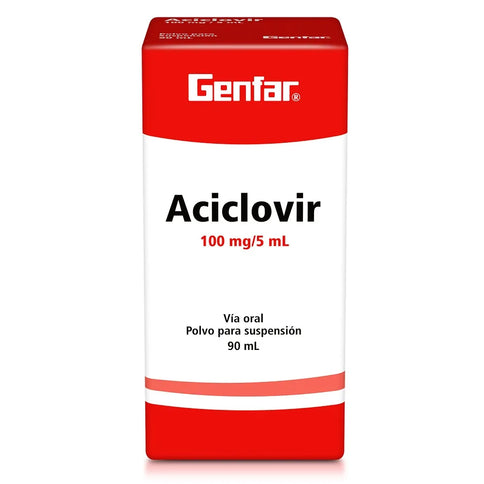 Aciclovir 100 Mg Suspension 90 Ml Gf