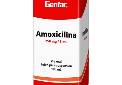 Amoxicilina 250 Mg Suspension 100 Ml Gf