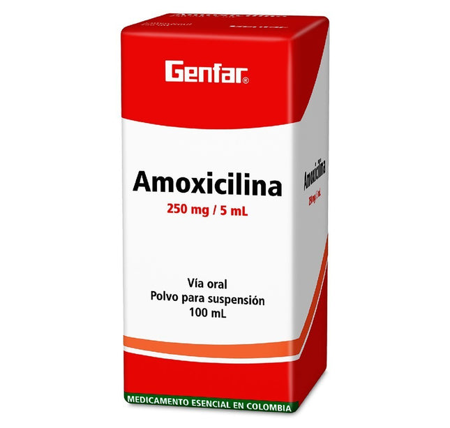 Amoxicilina 250 Mg Suspension 100 Ml Gf