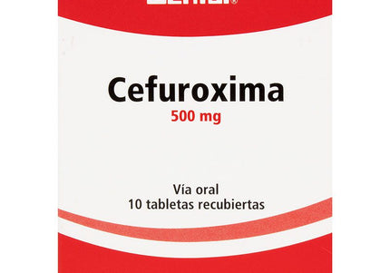 Cefuroxima 500 Mg 10 Tbs Gf(P)43850