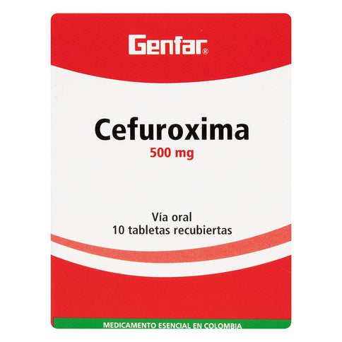 Cefuroxima 500 Mg 10 Tbs Gf(P)43850