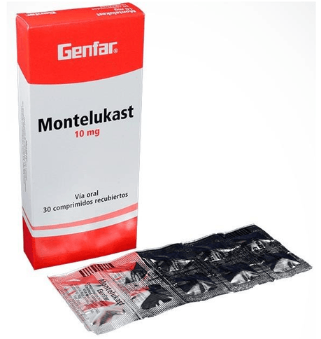 Montelukast 10 Mg 30 Tabletas Gf