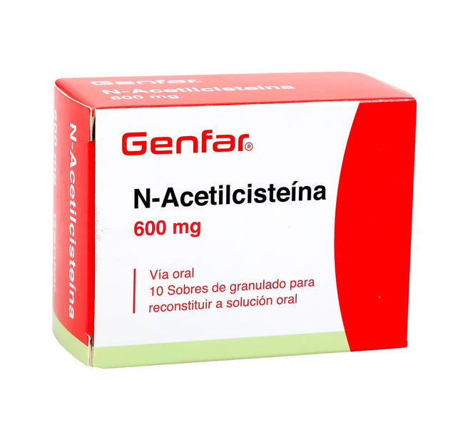 N-Acetilcisteina 600Mg Granul 1.5Gr 10Sb