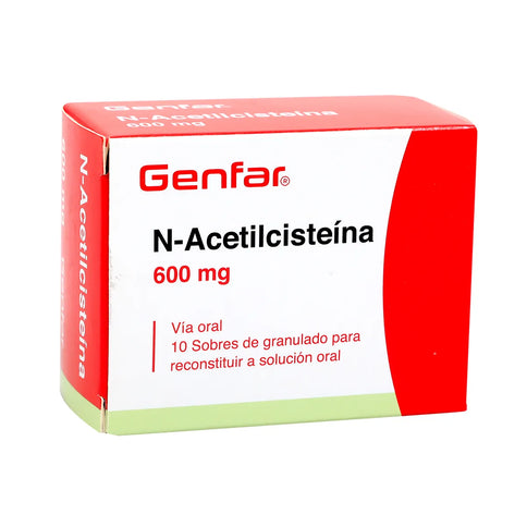 N-Acetilcisteina 600Mg Granul 1.5Gr 10Sb