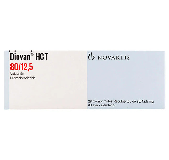 Diovan Hct 80mg 12.5 Mg 28 Tbs