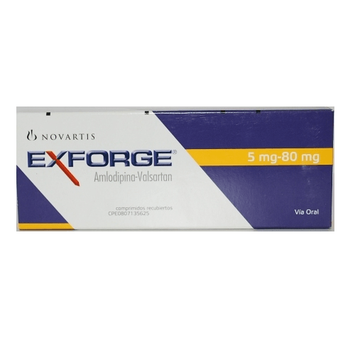 Exforge 5 mg 80 Mg 28 Comprimidos