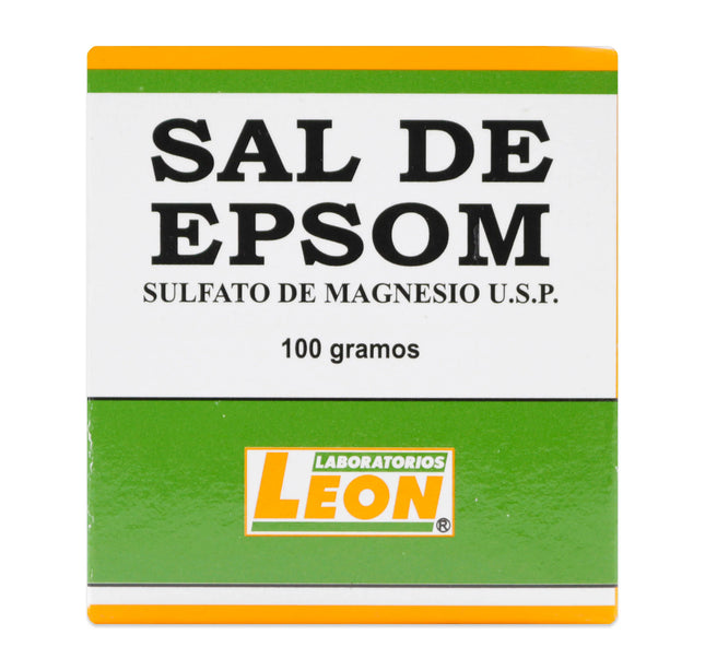 Sal De Epsom Caja 100 Gm Leon
