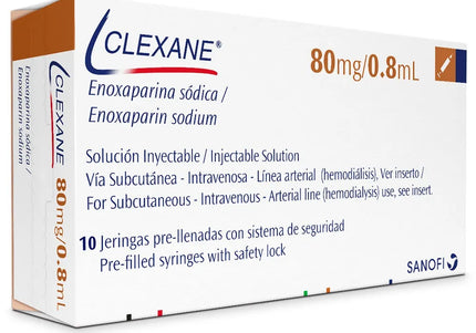Clexane 80M/0.8Ml Inyectable 10 Unidades