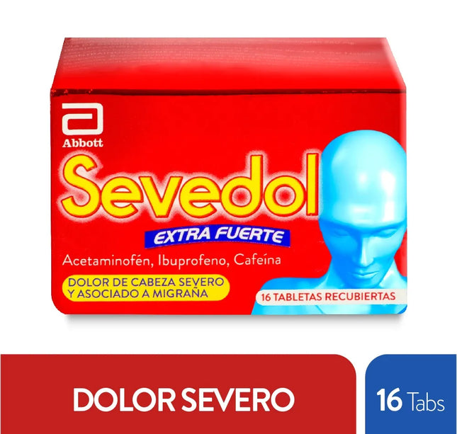 Sevedol Extra Fuerte 16 Tabletas