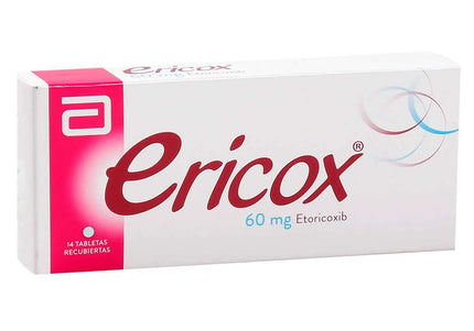 Ericox 60 Mg 14 Tabletas