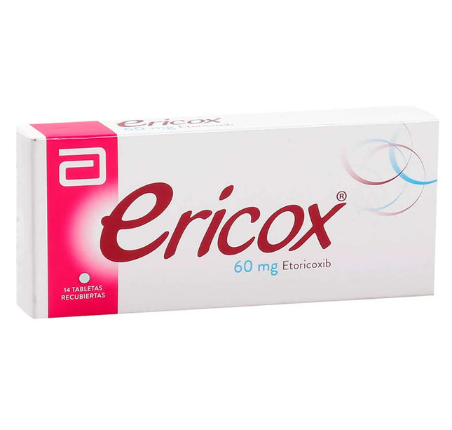 Ericox 60 Mg 14 Tabletas