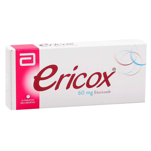 Ericox 60 Mg 14 Tabletas