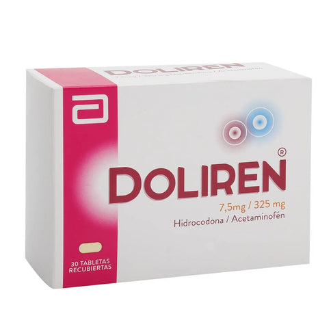 Doliren 7.5Mg/325Mg 30 Tabletas