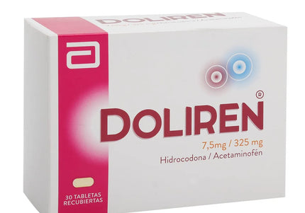 Doliren 7.5Mg/325Mg 10 Tabletas