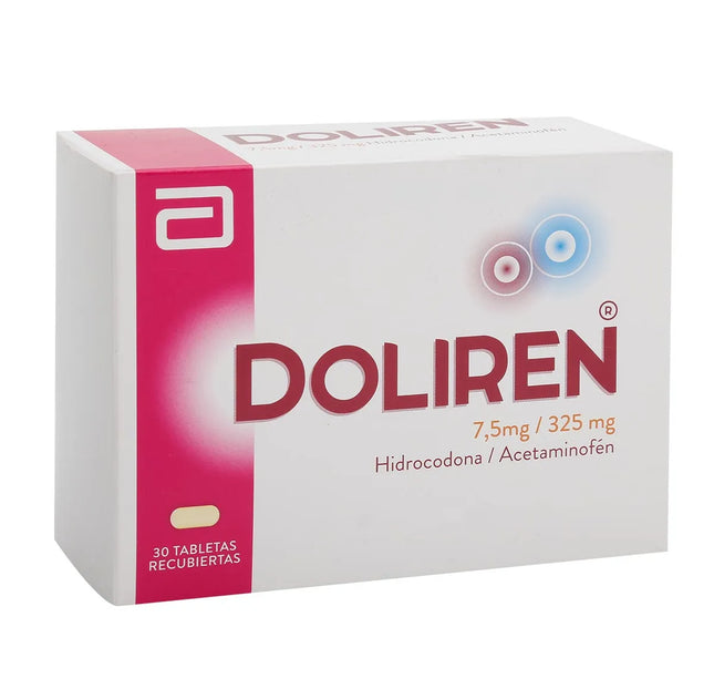 Doliren 7.5Mg/325Mg 10 Tabletas